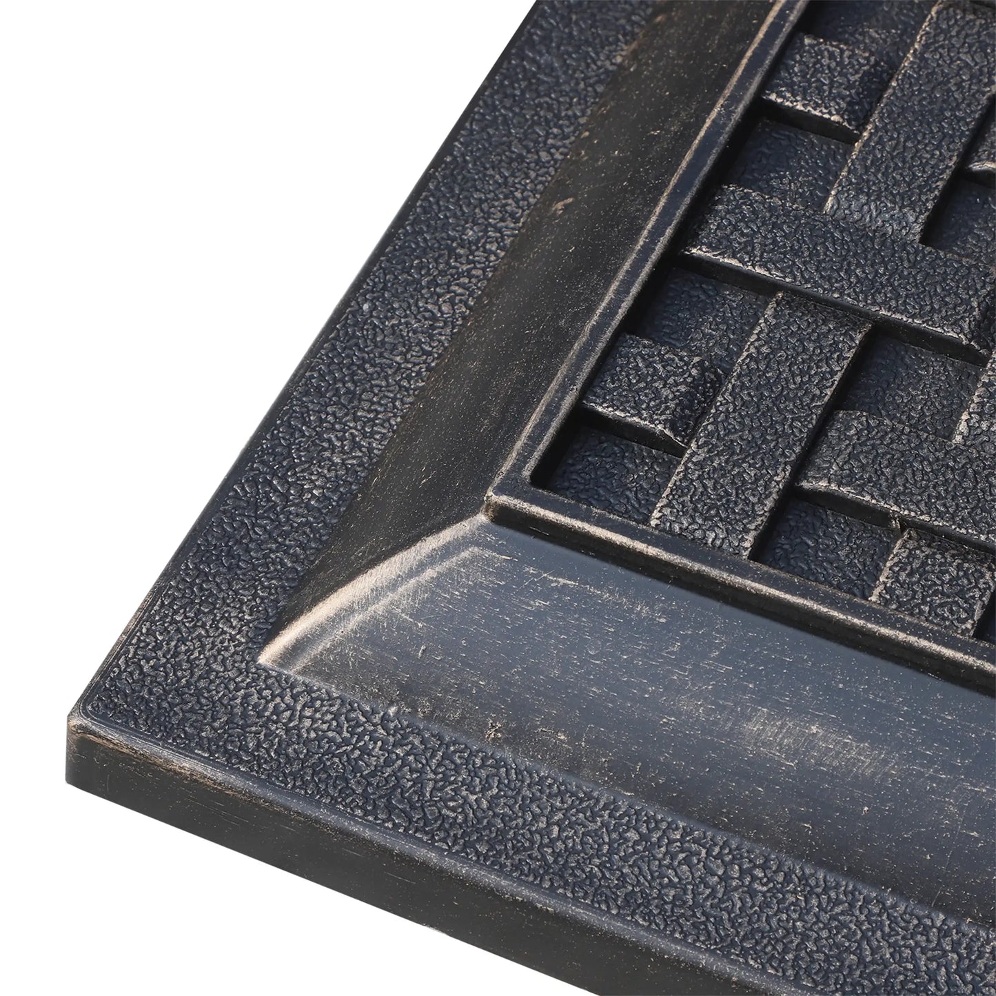 20 lbs Resin Patio Umbrella Stand Base Coated Pole Square Market Umbrella parasol Holder Bronze